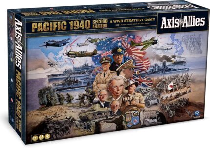 Renegade Game Studios Axis & Allies: 1940 Pacific Second Edition – WWII War Miniatures Strategy Board Game, Renegade, for 2 to 4 Players Ages 14 and up Playes in Around 4-6 Hours