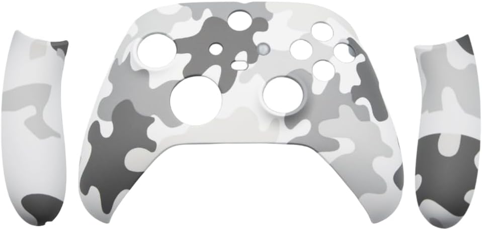 Replacement Housing Shell Case Faceplate + Side Rails Cover Accessories for Xbox Series X/S Wireless Controller – Camo White Replacement Housing Shell Case Faceplate + Side Rails Cover Accessories for Xbox Series X/S Wireless Controller – Camo White