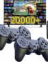 Retro Game Console 20000+ Games,4k Definition,Game Stick with Built-in 9 Emulators&Dual 2.4G Wireless Controllers,Plug and Retro Play Video Games for TV(64G)