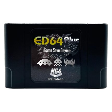 Retrotech ED64 Plus 340 In 1 Multi Game Cartridge For Nintendo N64 Video Game Console