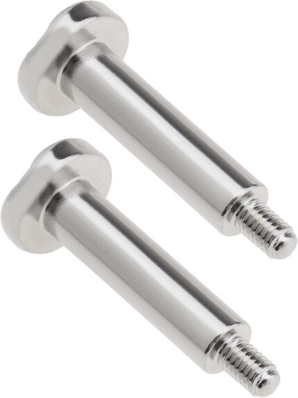 SING F LTD 2PCS Game Console Base Screw Compatible with PS5 Game Machine Host Replacement Vertical Stand Bottom Fixing Screws Repair Parts Game Machine Accessories