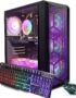 STGAubron Gaming Desktop PC, Radeon RX 580 8G GDDR5, Intel Core i7 up to 3.9G, 16G RAM, 1T SSD, 600M WiFi, BT 5.0, RGB Fan x6, Windows 11 Home