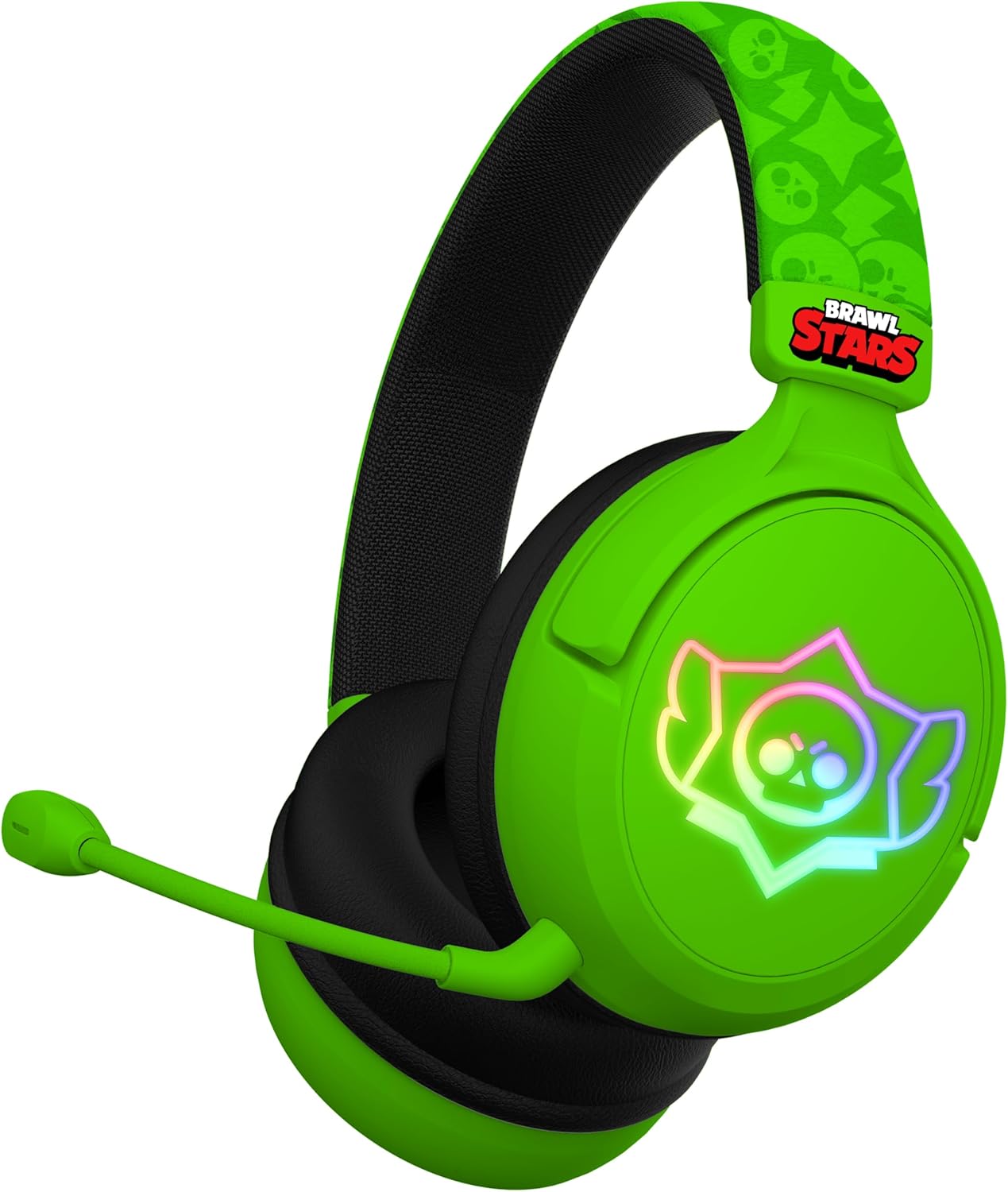 SUBSONIC – Brawl Stars Wireless Gaming Headset with LED and Detachable Microphone. Officially Licensed Gaming Headset, Compatible with Consoles, PCs, Tablets and Smartphones – Green SUBSONIC – Brawl Stars Wireless Gaming Headset with LED and Detachable Microphone. Officially Licensed Gaming Headset, Compatible with Consoles, PCs, Tablets and Smartphones – Green