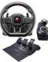SUBSONIC - Superdrive GS650-X Steering Wheel with Manual Shifter, 3 Pedals, and Paddle Shifters - Racing Wheel for Xbox Series X/S, PS4, Xbox One - Black