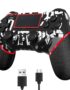 SZDILONG Upgraded Wireless Controller for Ps4 Gamepad Compatible with Ps4/Pro/Slim/Windows PC,Joystick for PS4 with Touchpad/Stereo Headphone Jack/Six-axis Motion Control/Charging Cable