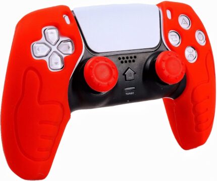 Silicone Skin for Ps5 Controller, 1pc Anti-Slip Shell Cover Case with 10 Joystick Grips for Playsation 5 Controller Wireless Gamepad(PS5 Controller #11)