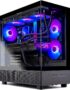 Skytech Gaming Azure 3 Desktop PC, Ryzen 7 7800X3D 4.2 GHz (5GHz Turbo), NVIDIA RTX 5060 Ti 16GB, 1TB Gen4 NVMe SSD, 32GB DDR5 RAM 6000 RGB, 650W Gold PSU, 360mm ARGB AIO, Wi-Fi, Win 11