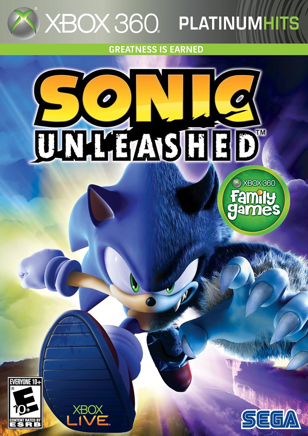 Sonic Unleashed (Platinum Hits) – Xbox 360 Sonic Unleashed (Platinum Hits) – Xbox 360