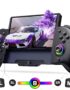 Spican Switch Controllers for Nintendo Switch/OLED Controller, Full-Size Switch Joy-pad for Better Handheld Mode, Switch Accessories Wireless Pro Controller with RGB Light/Battery/Turbo/Macro/4 Game Slot