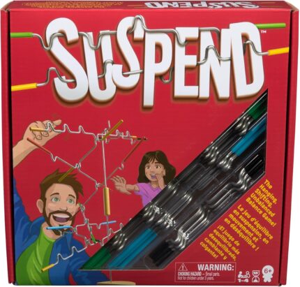 Spin Master Games, Suspend, A Balancing Family Game of Tricky Hangs & Steady Hands, Family Game Night, Learning Toy, 1-4 Players, Stocking Stuffer Gift Ideas for Ages 6 & Up