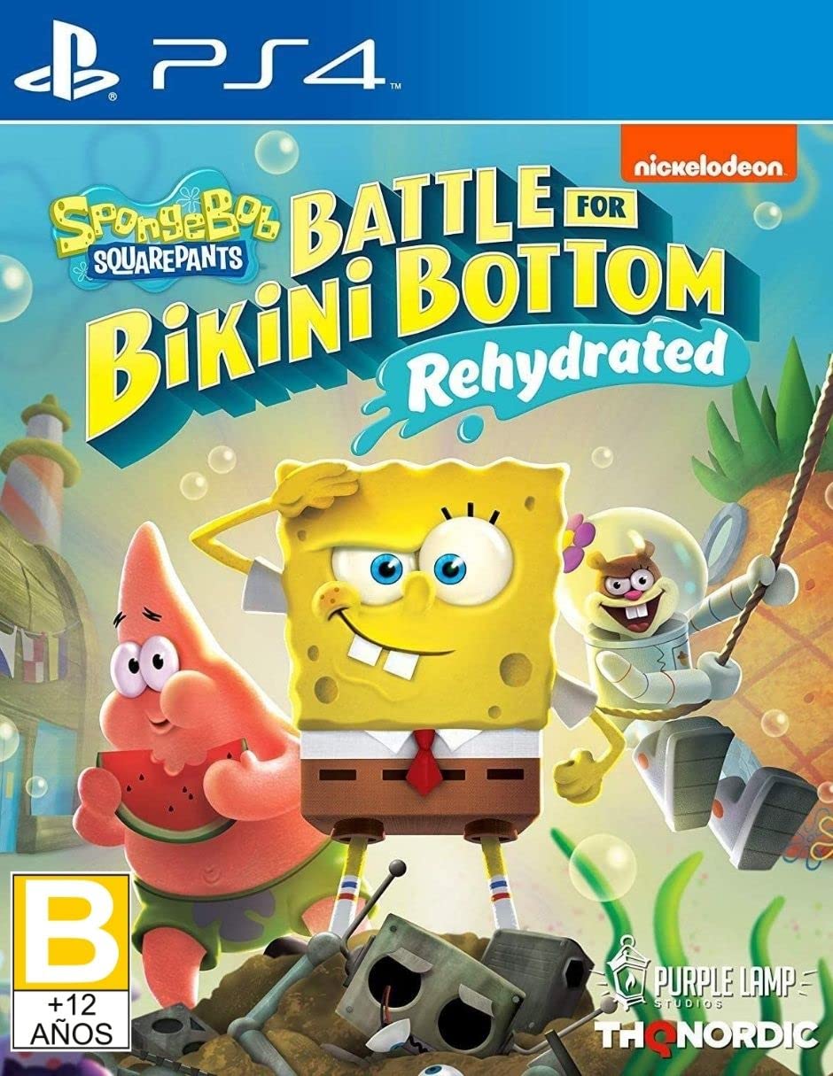 Spongebob Squarepants: Battle for Bikini Bottom – Rehydrated – PlayStation 4 Spongebob Squarepants: Battle for Bikini Bottom – Rehydrated – PlayStation 4