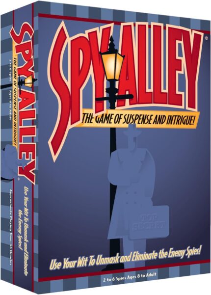 Spy Alley – Mensa Award-Winning Strategy Game – Social Deduction & Bluffing Board Game – Family Game Night Fun – Ages 8+ for 2-6 Players