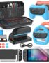 Switch 2 Accessories Bundle for switch 2, 24 in 1 Kit, switch 2 slim Case, 2 Screen Protector, Charger Dock for switch 2 with Cable, 2 Steering Wheel, for Joycon 2 Protective Shell & 2 Grip, 8 Thumb Grips, 2 Game Card Case Included - Switch 2 Accessory Kit
