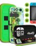 TIKOdirect Carrying Case Accessories for Switch,Portable Travel Case with Soft Protective Cover, Screen Protectors and Thumb Grip caps, Green