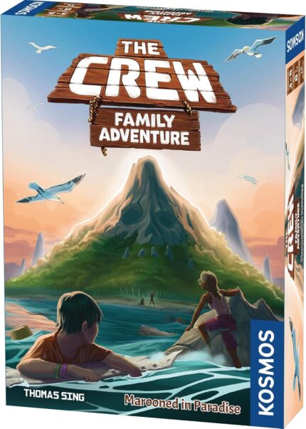 The Crew: Family Adventure – Marooned in Paradise: The Crew – Family Adventure | Thames & Kosmos | Cooperative Card Game | Family Game Night | Ages 8 & UP | 2-5 Players | 15 Minute Playtime