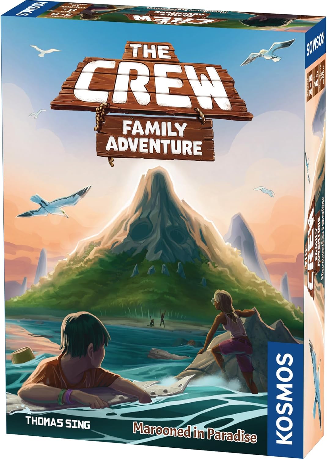 The Crew: Family Adventure – Marooned in Paradise: The Crew – Family Adventure | Thames & Kosmos | Cooperative Card Game | Family Game Night | Ages 8 & UP | 2-5 Players | 15 Minute Playtime The Crew: Family Adventure – Marooned in Paradise: The Crew – Family Adventure | Thames & Kosmos | Cooperative Card Game | Family Game Night | Ages 8 & UP | 2-5 Players | 15 Minute Playtime