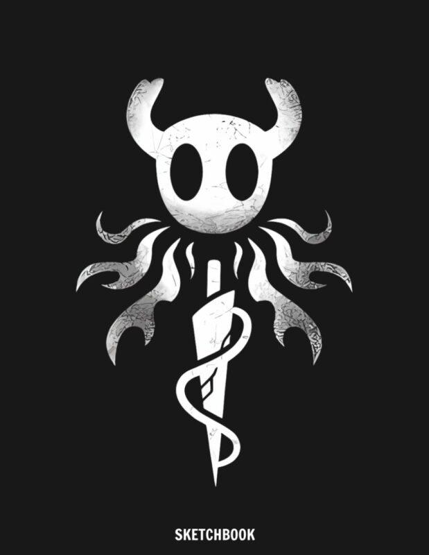 The Knight Grunge Sketchbook: Blank Pages, 110 pages, White paper, Sketch, Doodle and Draw