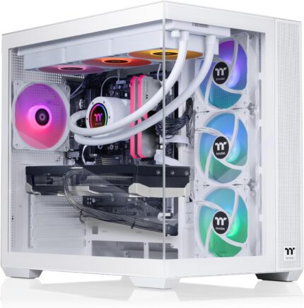 Thermaltake LCGS View i1470S-380 Gaming Desktop (Intel® Core™ i9-14900KF, ToughRam 32GB DDR5 6000MT/s RGB Memory, NVIDIA® GeForce RTX™ 5070, 1TB NVMe M.2, WiFi, Windows 11) V38S-Z790-570-LCS