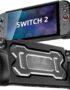 TiMOVO Protective Case for Nintendo Switch 2 2025, TPU Grip Protective Cover with Ergonomic Design for Switch 2 Console Accessories, Shock-Absorption, Anti-Scratch, Precise Cutouts Case, Black