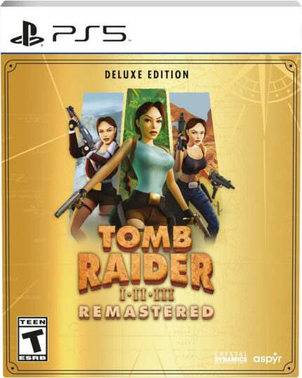 Tomb Raider I-III Remastered Starring Lara Croft Deluxe Edition – PlayStation 5