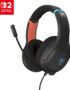 Turtle Beach Airlite Fit Wired Gaming Headset – Officially Licensed for Nintendo Switch 2, Nintendo Switch, Durable, Lightweight, Charcoal Blue/Red