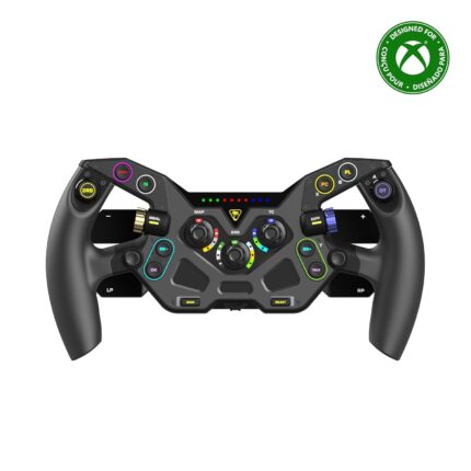Turtle Beach VelocityOne F-RX Formula Wheel for Xbox Series X|S, Xbox One & Windows PC – For VelocityOne Race & VelocityOne KD3 Wheelbases, Hall-Effect Clutch Paddles, Magnetic Paddle Shifters, Black