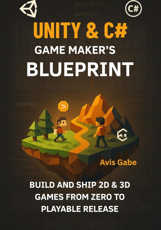 Unity & C# Game Maker’s Blueprint: Build and Ship 2D & 3D Games from Zero to Playable Release
