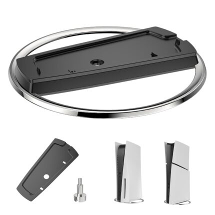 Vertical Stand for P5 Pro, Stable Stand for P5 Pro/Slim Console Disc and Digital, Easy-to-Install Accessories Compatible with P5, with a Nice Look, a Sturdy Screw
