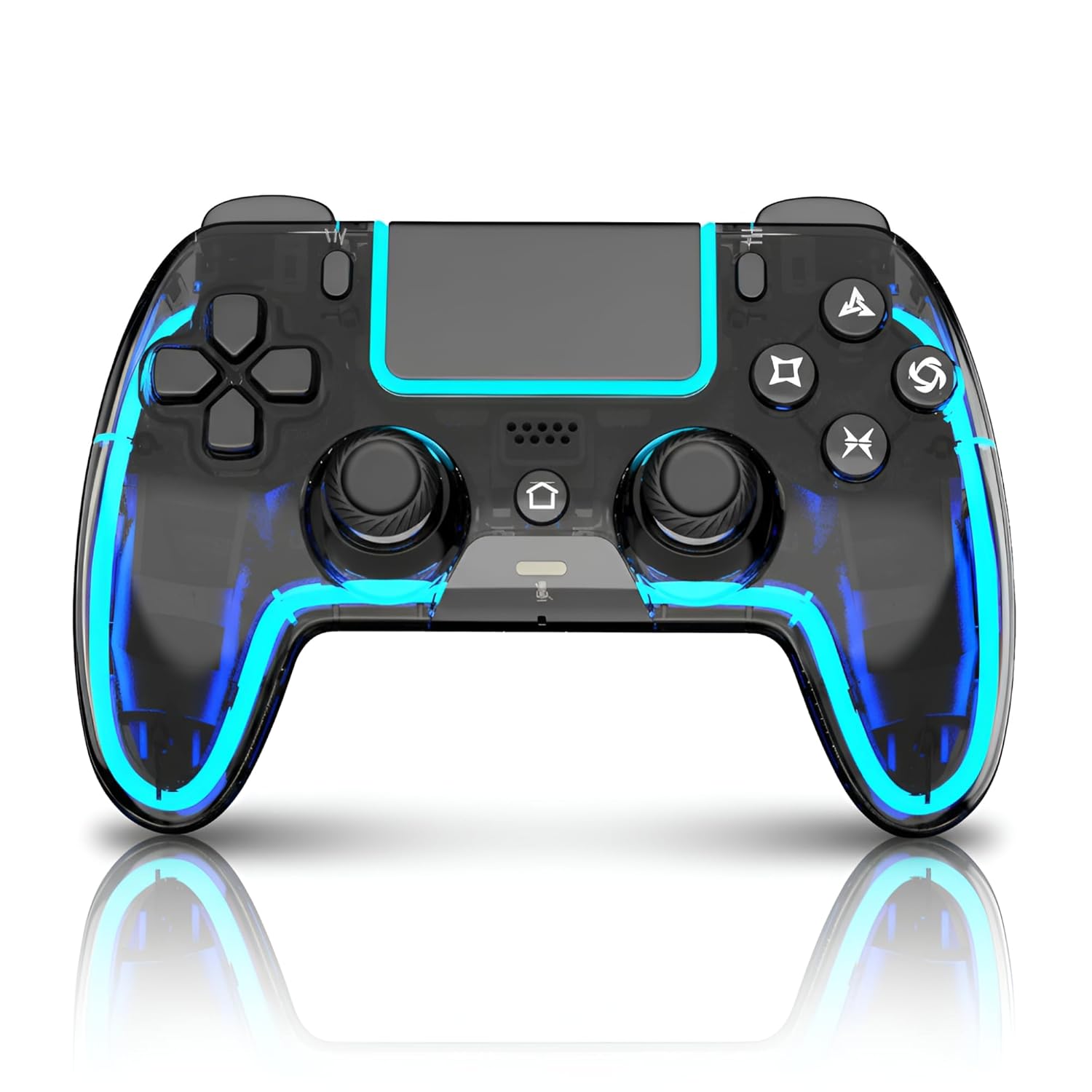 VioraTech Wireless Controller for PS5 with Hall Effect Joysticks, RGB Lighting, Turbo & Macro Functions, Linear Triggers, 6-Axis Sensor, Dual Vibration, Touchpad, Speaker & 3.5mm Audio Jack – Compatible with PS5/Pro/Slim/Mac/Steam Deck/PC VioraTech Wireless Controller for PS5 with Hall Effect Joysticks, RGB Lighting, Turbo & Macro Functions, Linear Triggers, 6-Axis Sensor, Dual Vibration, Touchpad, Speaker & 3.5mm Audio Jack – Compatible with PS5/Pro/Slim/Mac/Steam Deck/PC