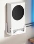 Wall Mount for Xbox Series S – Metal Console Holder with Ventilated Base and Anti-Scratch Pads – Space-Saving Wall Bracket for Xbox S with Easy Installation and Heat Dissipation Design