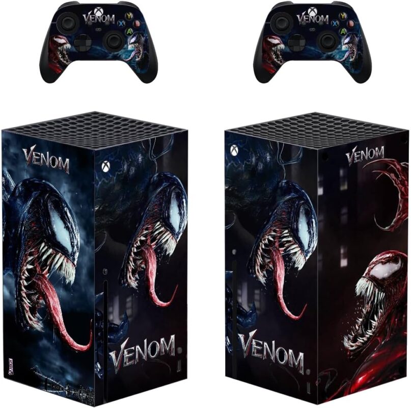 XB Series X Console Controllers Skin Decals Stickers Aliens Wrap Vinyl for XB Series X Console Horror