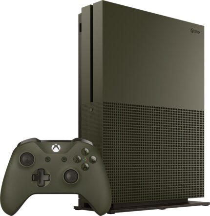 Xbox One S 1TB Console, Military Green (Renewed)