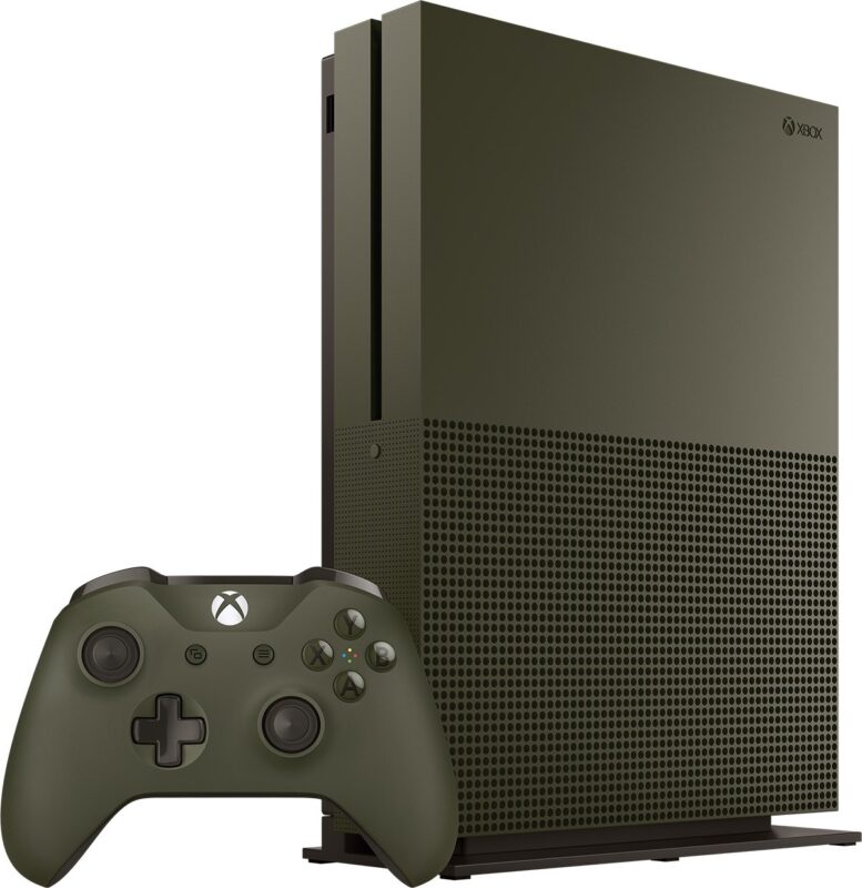 Xbox One S 1TB Console, Military Green (Renewed)