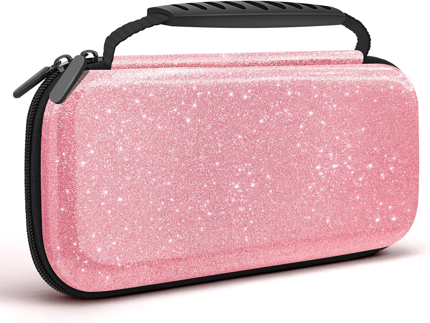 homicozy Glitter Carrying Case for Nintendo Switch & Switch OLED Console, Pink Hard Travel Case Shell Pouch for Nintendo Switch Console & Accessories homicozy Glitter Carrying Case for Nintendo Switch & Switch OLED Console, Pink Hard Travel Case Shell Pouch for Nintendo Switch Console & Accessories
