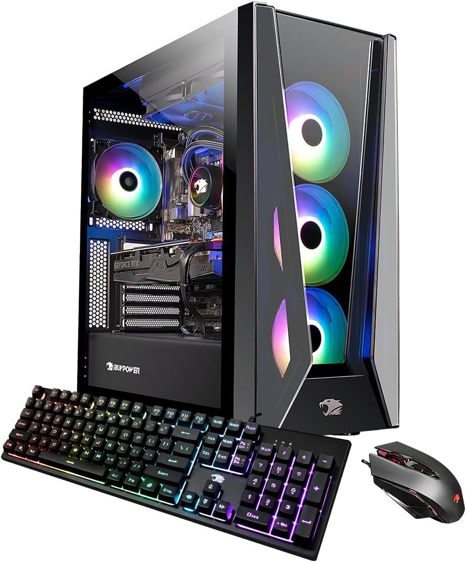 iBUYPOWER Pro Gaming PC Computer Desktop TraceMR 224i (Intel Core i9-11900KF 3.5 GHz, GeForce RTX 3090 24 GB, 32GB DDR4, 1 TB SSD + 2 TB HDD, WiFi Ready, Windows 11 Home) iBUYPOWER Pro Gaming PC Computer Desktop TraceMR 224i (Intel Core i9-11900KF 3.5 GHz, GeForce RTX 3090 24 GB, 32GB DDR4, 1 TB SSD + 2 TB HDD, WiFi Ready, Windows 11 Home)