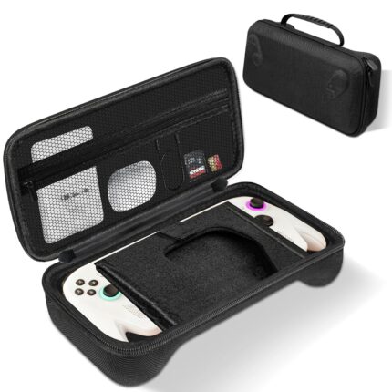 sarlar Carrying Case Compatible with ASUS ROG Xbox Ally/Xbox Ally X 2025, Premium EVA Hard Shell Pouch with Mesh Pocket, Protective Portable Travel Storage Carry Bag for Console and Accessories