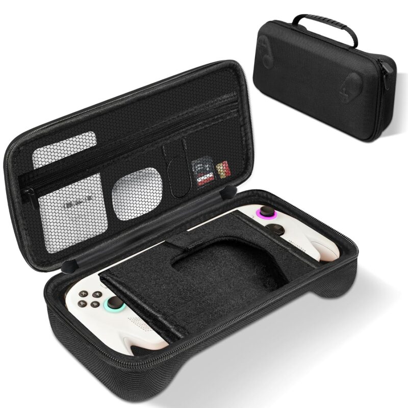 sarlar Carrying Case Compatible with ASUS ROG Xbox Ally/Xbox Ally X 2025, Premium EVA Hard Shell Pouch with Mesh Pocket, Protective Portable Travel Storage Carry Bag for Console and Accessories