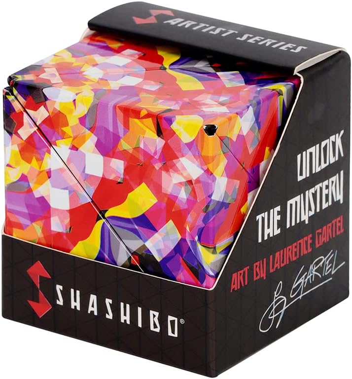 Shashibo Shape Shifting Box – Award-Winning STEM Fidget Toy with Ultra Strong Magnets – Puzzle Cube Transforms Into 100+ Shapes, Perfect Sensory Gift for Kids, Teens, and Adults (Confetti) Shashibo Shape Shifting Box – Award-Winning STEM Fidget Toy with Ultra Strong Magnets – Puzzle Cube Transforms Into 100+ Shapes, Perfect Sensory Gift for Kids, Teens, and Adults (Confetti)