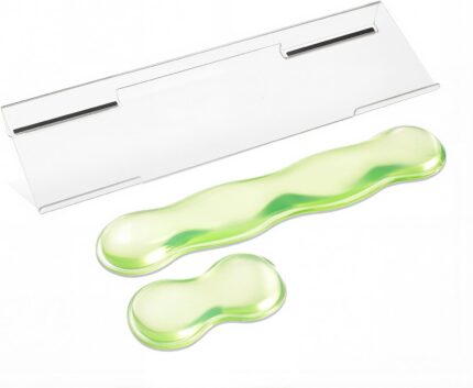 Computer Keyboard Stand with Wrist Rest – Gel Wrist Rest for Keyboard and Mouse, Ergonomic Keyboard Riser with Wrist Rest Support for Mouse